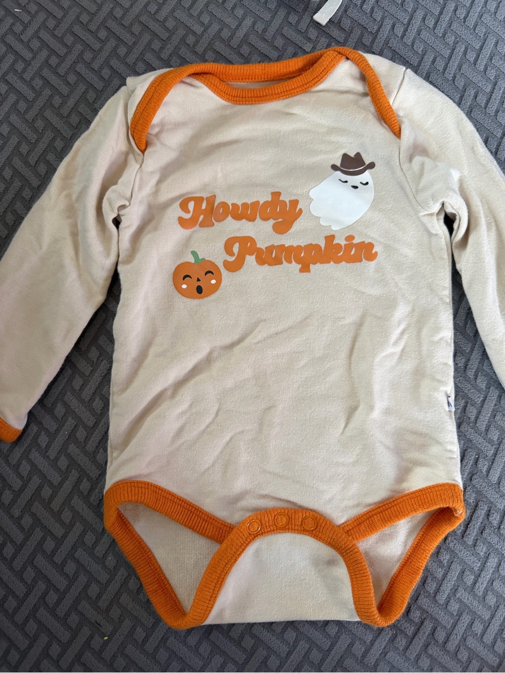 Emerson and Friends baby Halloween bamboo top